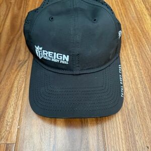 Reign Black Cap with White Logo